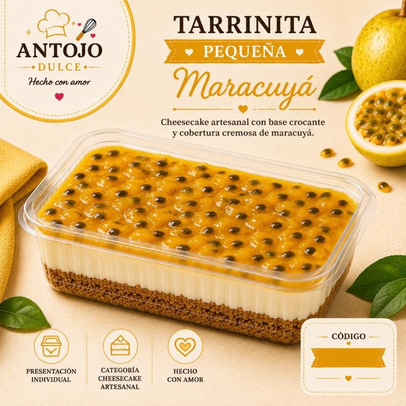 CHEESECAKE DE MARACUYÁ PEQUEÑO