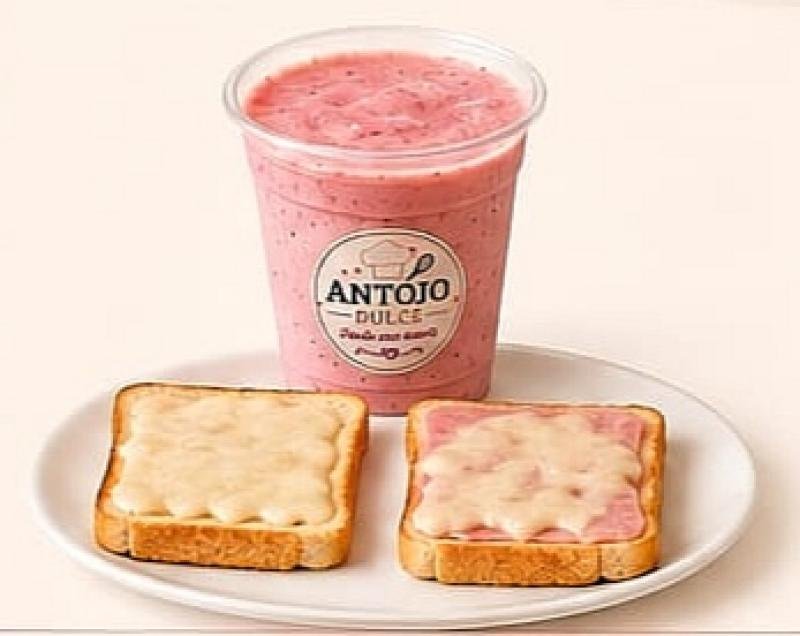 BATIDO + TOSTADA