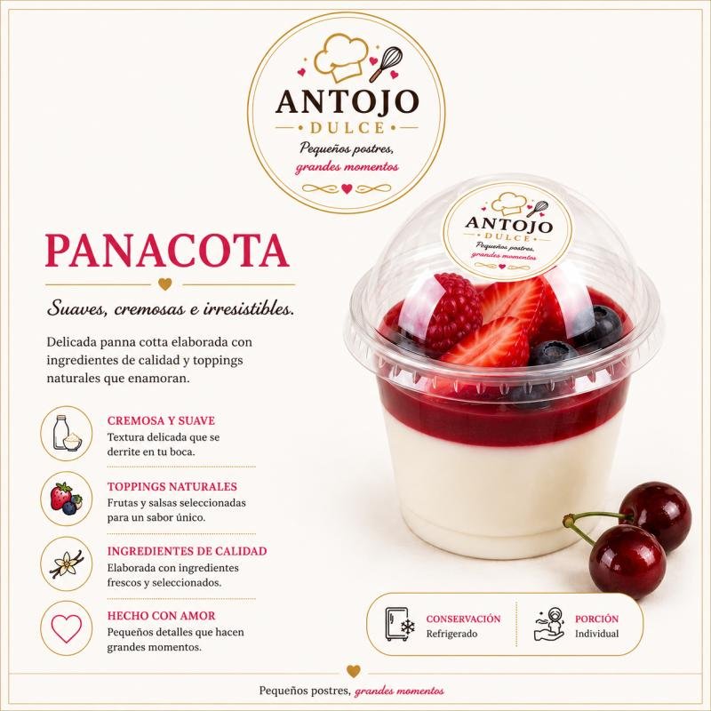 PANACOTA DE FRUTOS ROJOS