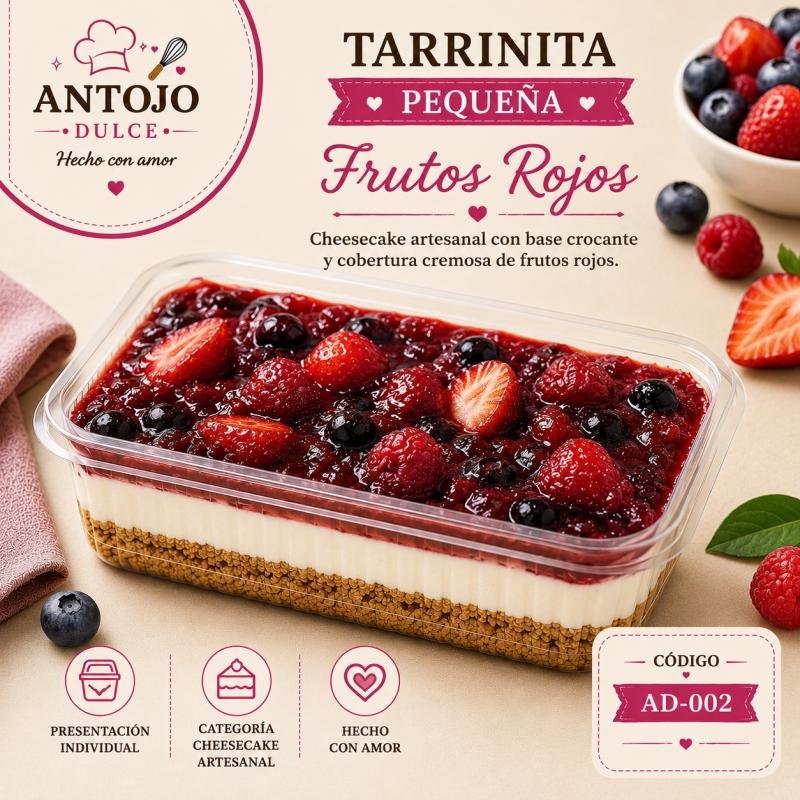 CHEESECAKE DE FRUTOS ROJOS PEQUEÑO