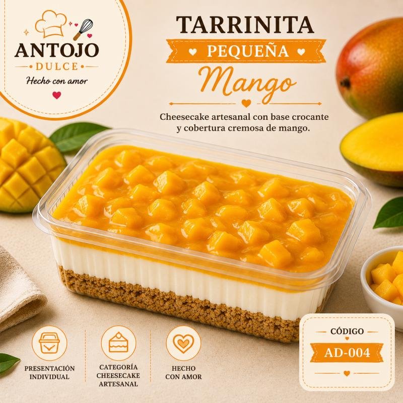 CHEESECAKE DE MANGO PEQUEÑO